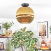 Koyoto Plafondlamp, Kogellampje 12 cm Goud, 1-licht