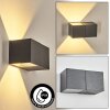 Fanor Wandlamp voor buiten, Licht omhoog & omlaag, Wandlamp LED Antraciet, 1-licht