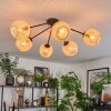 Basto Plafondlamp, Kogellampje Natuurlijke kleuren, 6-lichts