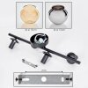 Koyoto Plafondlamp, Kogellampje Amber, Chroom, Rookkleurig, 4-lichts