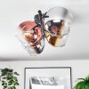 Koyoto Plafondlamp, Kogellampje Chroom, Goud, Duidelijk, Koperkleurig, Rookkleurig, 4-lichts