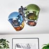 Koyoto Plafondlamp, Kogellampje Blauw, Chroom, Goud, Groen, Rookkleurig, 4-lichts