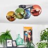 Koyoto Plafondlamp, Kogellampje Blauw, Goud, Groen, Koperkleurig, 4-lichts