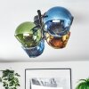 Koyoto Plafondlamp, Kogellampje Blauw, Goud, Groen, 4-lichts