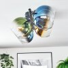 Koyoto Plafondlamp, Kogellampje Blauw, Goud, Groen, Duidelijk, 4-lichts