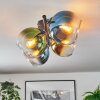 Koyoto Plafondlamp, Kogellampje Blauw, Goud, Groen, Duidelijk, 4-lichts