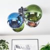 Gastor Plafondlamp, Kogellampje Blauw, Chroom, Groen, Rookkleurig, 4-lichts