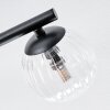 Chehalis Plafondlamp, Kogellampje Amber, Duidelijk, Rookkleurig, 3-lichts