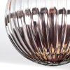 Chehalis Plafondlamp, Kogellampje Amber, Duidelijk, Rookkleurig, 3-lichts