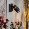 Fenik Wandlamp, Muurspot Zwart, 1-licht