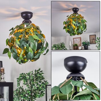 Kallax Plafondlamp Zwart, 1-licht