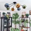 Koyoto Plafondlamp, Kogellampje 77.5 cm Blauw, Goud, Groen, 6-lichts