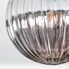 Chehalis Plafondlamp, Kogellampje Amber, Duidelijk, Rookkleurig, 3-lichts