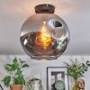 Ripoll Plafondlamp, Kogellampje Rookkleurig, 1-licht