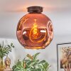 Ripoll Plafondlamp, Kogellampje Koperkleurig, 1-licht