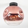 Ripoll Plafondlamp, Kogellampje Duidelijk, Koperkleurig, 1-licht