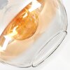 Koyoto Plafondlamp, Kogellampje 30 cm Amber, Duidelijk, 1-licht