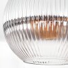 Koyoto Plafondlamp, Kogellampje 30 cm Duidelijk, Rookkleurig, 1-licht
