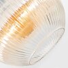 Koyoto Plafondlamp, Kogellampje 30 cm Amber, Duidelijk, 1-licht