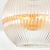 Koyoto Plafondlamp, Kogellampje 30 cm Amber, Duidelijk, 1-licht