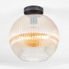 Koyoto Plafondlamp, Kogellampje 30 cm Amber, Duidelijk, 1-licht
