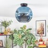 Ripoll Plafondlamp, Kogellampje Blauw, 1-licht