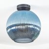 Koyoto Plafondlamp, Kogellampje 30 cm Blauw, 1-licht