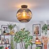 Koyoto Plafondlamp, Kogellampje 30 cm Blauw, 1-licht
