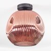 Ripoll Plafondlamp, Kogellampje Koperkleurig, 1-licht