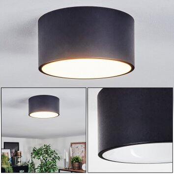 Falor Plafondlamp LED wit mat, 1-licht