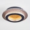 Lidor Plafondlamp LED Goud, Zwart, 1-licht
