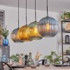 Koyoto Hanglamp, Kogellampje, Hanglamp Blauw, Goud, Groen, 4-lichts