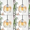 Koyoto Hanglamp, Kogellampje, Hanglamp Amber, Duidelijk, 1-licht