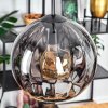 Koyoto Hanglamp, Kogellampje, Hanglamp Rookkleurig, 1-licht