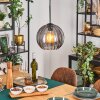 Koyoto Hanglamp, Kogellampje, Hanglamp Rookkleurig, 1-licht