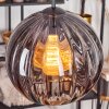 Koyoto Hanglamp, Kogellampje, Hanglamp Rookkleurig, 1-licht