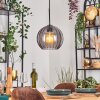 Koyoto Hanglamp, Kogellampje, Hanglamp Rookkleurig, 1-licht
