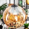 Koyoto Hanglamp, Kogellampje, Hanglamp 20 cm Amber, 1-licht