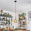 Koyoto Hanglamp, Kogellampje, Hanglamp 20 cm Amber, 1-licht