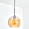 Koyoto Hanglamp, Kogellampje, Hanglamp Amber, 1-licht
