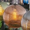 Koyoto Hanglamp, Kogellampje, Hanglamp Blauw, Goud, Groen, Koperkleurig, 4-lichts