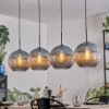 Koyoto Hanglamp, Kogellampje, Hanglamp Blauw, 4-lichts