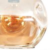 Ripoll Plafondlamp, Kogellampje Amber, 1-licht
