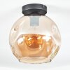 Ripoll Plafondlamp, Kogellampje Amber, 1-licht