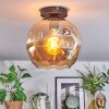 Ripoll Plafondlamp, Kogellampje Amber, 1-licht
