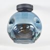 Ripoll Plafondlamp, Kogellampje Blauw, 1-licht