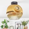 Ripoll Plafondlamp, Kogellampje Goud, Duidelijk, 1-licht