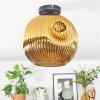 Ripoll Plafondlamp, Kogellampje Goud, 1-licht