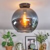 Koyoto Plafondlamp, Kogellampje 30 cm Blauw, 1-licht