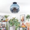 Koyoto Plafondlamp, Kogellampje 30 cm Blauw, 1-licht